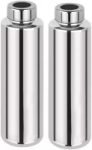 HAPPY CART SATINLESS STEEL BOTTLE SET OF 2 1000 ml Bottle(Pack of 2, Silver, Steel)