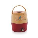 Cello Kool Star Plastic Insulated Water Jug, 15 Litres, Beige