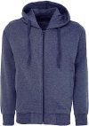 ADBUCKS Boy’s Fleece Hooded Sweatshirt (Melange Blue, 4-5 Years)