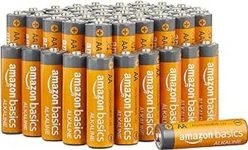 Amazon Basics AmazonBasics AA Performance Alkaline Non-Rechargeable Batteries (48 Count) – Appearance May Vary