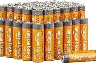 Amazon Basics AmazonBasics AA Performance Alkaline Non-Rechargeable Batteries (48 Count) – Appearance May Vary