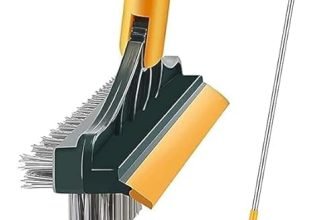 3 In 1 Floor Scrub Brush Tiles Cleaning Brush With Long Handle 180° Rotate |Cleaning Brush Can Wipe Multi-Purpose Cleaning Floor Brush For Home Bathroom