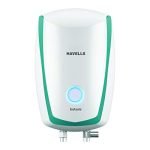 Havells Instanio 10 L Storage Water Heater, ABS Body, 2000 W, 4 Star, With Free Flexi Pipe, Warranty: 7 Yr on Inn. Container; 4 Yr on Heating Element; 2 Yr Compre (White Blue) Wall | 1 Count