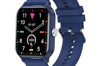 Minix Storm 1.85 Inch Hd Full Touch Display I Bluetooth Calling I Voice Assistance I 3 Mini Games I Split Screen I Calculator I 15 Days Standby Time (Blue)