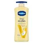 Vaseline Intensive Care Deep Moisture Nourishing Body Lotion 600 Ml, Daily Moisturizer For Dry Skin, Gives Non-Greasy, Glowing Skin – For Men & Women