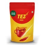 Tez Red Tea 1 KG Pouch – Premium Kadak Chai Patti | Strong, Aromatic & Rich Black CTC Leaf Tea | Authentic Assam Cha | Black Tea