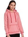 Amazon Brand – Eden & Ivy Women’s Regular Fit Long Sleeve Hooded Fleece Sweatshirt Pink