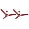 Havells Andria 1200Mm Dust Resistant Ceiling Fan (Maroon, Pack Of 2)