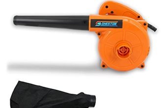 Cheston 600W Air Blower For Home | Speed 17000 R/Min | Multi-Utility Machine For Cleaning Dust | For Computer Electronics Ac With Vacuum & Dust Bag (Orange)