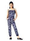 Naughty Ninos Girl’S Regular Fit Jumpsuit (Nn00526Drs_Navy Blue_11-12 Years)