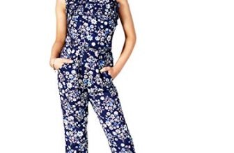Naughty Ninos Girl’S Regular Fit Jumpsuit (Nn00526Drs_Navy Blue_11-12 Years)