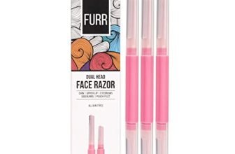 Furr Face & Eyebrow Razor For Women Facial Hair With Dual Blade Head 3N | German Blades | Easy Shaping And Shaving | Reusable Up To 5 Times | Durable And Rust Free Blades