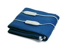Expressions Polar Electric Bed Warmer – Electric Under Blanket – Double Bed Size (150Cms X 160Cms) With 3 Heat Settings & Dual Safety Feature With Over Heat Protection – Color: Dark Blue