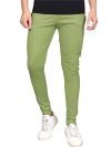Selvia Men’s Solid Lycra Full Elastic Jogger Track Pant(446TK112N-L_Green)