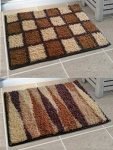Athom Living Easy Home Designer Soft Anti Slip Bath Mat 38×58 cm Combo Pack