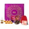 Open Secret Christmas & New Year Gift Hamper | 8 Item Gift Combo – Gift Box with Card, Scented Candles, Chocolate Gift Box, Brownie, Butterfly Stand, Festive Lights, Tandoori Flavored Nuts | Valentine Gifts Hamper | Gift for Him/Her