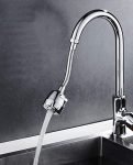 Styxon/Sink Faucet Sprayer Attachment 360 Rotatable Kitchen Tap Head Replacement,Anti-Splash Faucet Nozzle Head with Hose and Universal Connector, 6.5 X 10 X 1 Inch, Silver