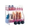 Aristo Small Kitchen Racks Plastic, Vegetable Basket Stand, Plastic Rack Office, Fruits Onion Stand For Kitchen(Color May Vary, 2 Layer), (30 X 45 X 40) Cm