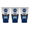NIVEA Charcoal Face Wash, 100ml (Pack of 3)