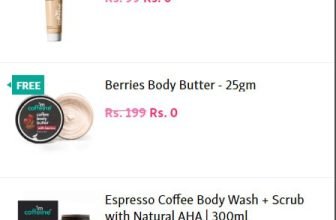 mCaffeine Deal : Buy 1 Get 1 FREE + Extra 2 Freebies (Worth ₹298)Masterlink : Add any 2 Products, 1 Same/Lowest Price Products will be FreeBest Selling Suggestions :Winter Care : Body Care : Face Care : Hair Care : Lip  Care : Eye Care : ✅20% Cashback in mCaffeine Wallet on Prepaid orders