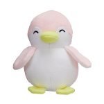 Amazon Brand – Jam & Honey Penguin, Plush/Soft Toy for Boys, Girls and Kids, Super-Soft, Safe, Great Birthday Gift (Pink and White, 17 cm)