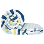 Story@Home Microfiber 180 GSM Soft Reversible All Weather MILD Winter Comforter/Quilt/Duvet Abstract Double Bed Comforter (White)
