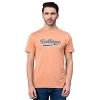 Red Tape Round Neck T-Shirt for Men | Comfortable & Breathable_RHP0799-L Light Orange