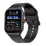 pTron Newly Launched Reflect MaxPro Smartwatch, 2.01″ Full Touch Display with Bluetooth Calling, Functional Crown, 600 NITS, 100+ Watch Faces, HR, SpO2, Sports Mode, 5 Days Battery Life & IP68 (Black)