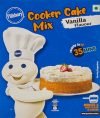 Pillsbury Cooker Cake Mix, Vanilla, Eggless, 159 gm x Pack of 4, 636 gm
