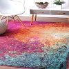 Status Contract 3D Printed Vintage Persian Carpet Rug Runner For Bedroom/Living Area/Home With Anti Slip Backing (4X 6 Feet-Medium , Multi)-Pack Of 1