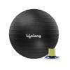 Lifelong Gym Ball For Exercise|Anti-Burst Exercise Ball With Foot Pump|Yoga Ball For Women & Men|Swiss Ball For Balance Stability Training|Birthing Ball For Pregnancy (Llfagb75, Black, Diameter: 75Cm)