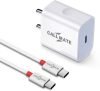 Callmate 20 W Qualcomm 3.0 3 A Mobile Charger with Detachable Cable(White, Cable Included)