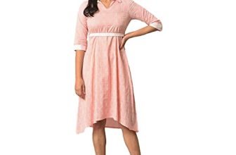 Aurelia Women’S Cotton A-Line Midi Dress (23Fea13903-506842_Orange
