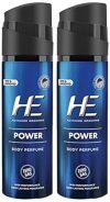 HE Power Men’s Perfume, 120ml (Pack of 2)