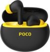 POCO Pods with 30 Hour Playback, 12mm Drivers, 60ms Latency, Fast Charging & ENC Bluetooth Headset(Midnight Groove, True Wireless)
