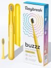 Daybreak buzzz Sonic Electric Toothbrush | 3 Smart Cleaning Modes & 2 minute Timer | Gum Massager & Promotes Blood Circulation | Waterproof | For Adults | 2 Brush heads, 1 Travel case | Yellow