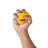BESAFE Forever Physiotherapy Hand Exercise Soft Stress Ball for Stress Relief, Finger Wrist Hand Strengthener Arthritis Grip Squishy Toys Balls, Squeeze Ball, Yellow, Pack of 1