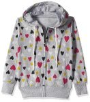 T2F Girl’s Cotton Hooded Neck Sweatshirt (GLS-SS-39_Multicolor 5_8-9 Years)