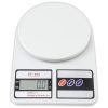 ATOM Digital Kitchen Weighing Scale & Food Weight Machine for Health, 10kg X 1gm, Fitness, Home Baking & Cooking, White. For Domestic Use Only (SF400) | 2 Batteries included