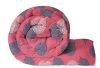 BSB HOME® 2nd Gen 220 GSM Microfiber Reversible AC Comforter/Blanket for Winter/Quilt/Duvets for King Size Double Bed (230X250 cm, Pink Leaf)