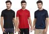 FTX Men’s Solid Regular Fit T-Shirt 2 4-723_6_S_Multicolour