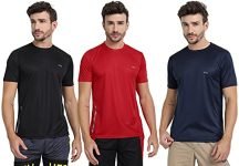 FTX Men’s Solid Regular Fit T-Shirt 2 4-723_6_S_Multicolour