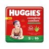 Huggies Complete Comfort Wonder Pants with Aloe Vera, Small (S) size baby diaper pants, 86 count