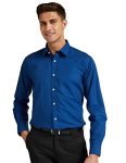 Amazon Brand – Symbol Men’s Solid Regular Formal Shirt (SYMFS-01_Fil100C_Navy 44)