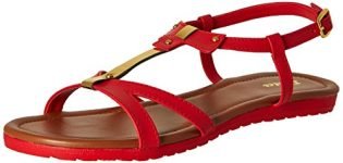 Bata womens JENNY Red Sandal – 4 UK (5615402)