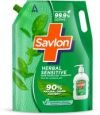 Savlon Herbal Sensitive Germ Protection Liquid | 90% Natural Origin|For Hands Hand Wash Refill Pouch(1500 ml)