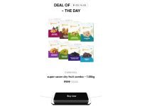 Cred Deal : Super Saver Dry Fruit Combo (1.55kg) @999.Link : Other Sites Selling at ₹1500+.
