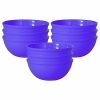 WONDER Sigma 1000 Microwave Safe Multipurpose Plastic Bowl Set, 12 pc Bowl 650 ml, Violet Color