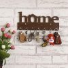 Webelkart Premium Home Keys Wooden Key Holder (29 cm x 13.5 cm x 0.4 cm, Wood, Brown)- 7 Hook – Decorative Items for Home Decor