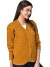 eKools� Women’s Winterwear Woolen Sweater Cardigans (M, Mustard)